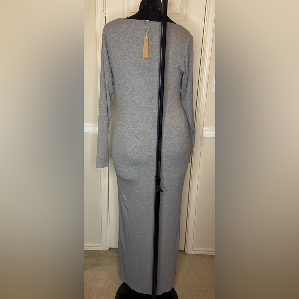 SKIMS 4X Ribbed Maxi Dress - Picture 3 of 6